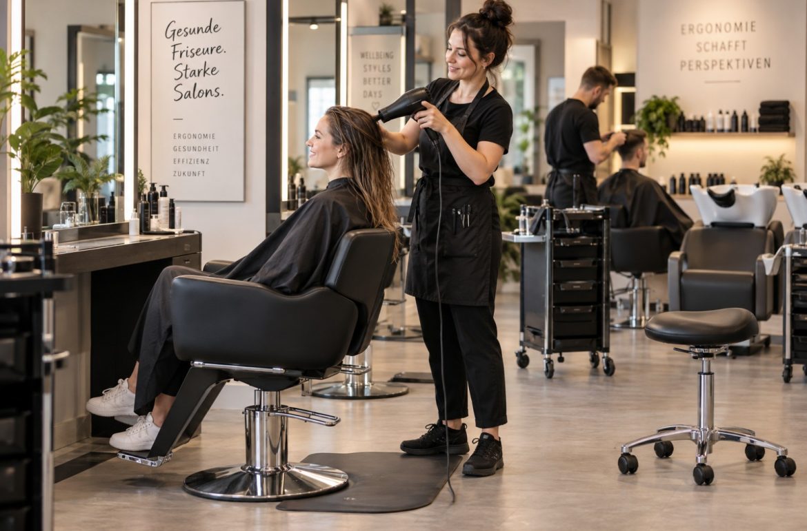 Die Bedeutung von Ergonomie in Friseursalons: Wie die richtige Ausstattung Gesundheit und Effizienz fördert